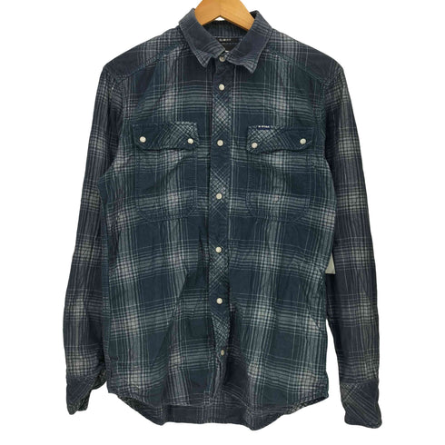 ジースターロー G-STAR RAW CORDUROY CHECK SLIM SHIRT コーデュロイ チェック スリムシャツ メンズ import:S