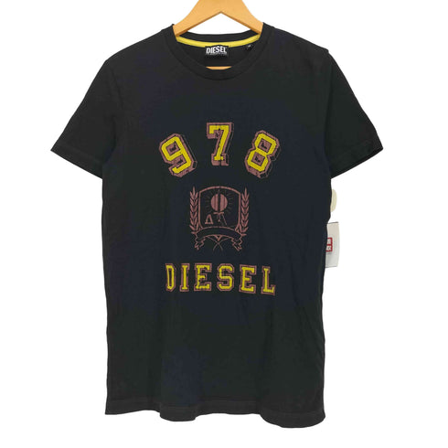 ディーゼル DIESEL フロントプリント半袖Tシャツ メンズ import:M