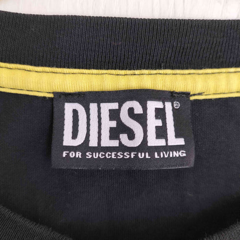 ディーゼル DIESEL フロントプリント半袖Tシャツ メンズ import:M
