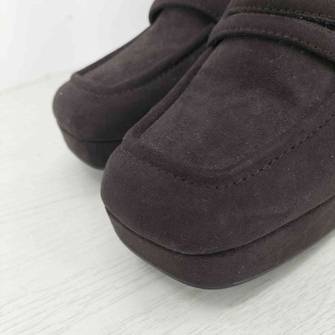 チャールズアンドキース CHARLES&KEITH プラットフォーム ブロックヒールローファーパンプス レディース 39