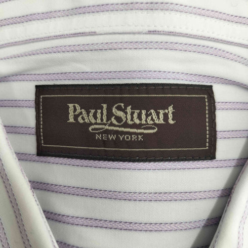 ポールスチュアート Paul Stuart ストライプ柄 L/S ロングスリーブシャツ メンズ
