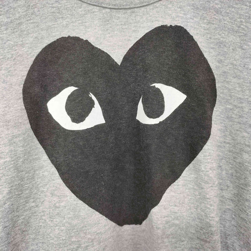 プレイコムデギャルソン PLAY COMME des GARCONS ハートプリント クルーネック Tシャツ レディース JPN:M