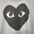 プレイコムデギャルソン PLAY COMME des GARCONS ハートプリント クルーネック Tシャツ レディース JPN:M