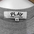 プレイコムデギャルソン PLAY COMME des GARCONS ハートプリント クルーネック Tシャツ レディース JPN:M
