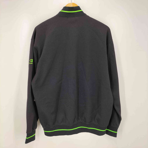チャンピオン Champion 90S JASPOタグ ロゴ刺繍 ライン トラックジャケット メンズ XO
