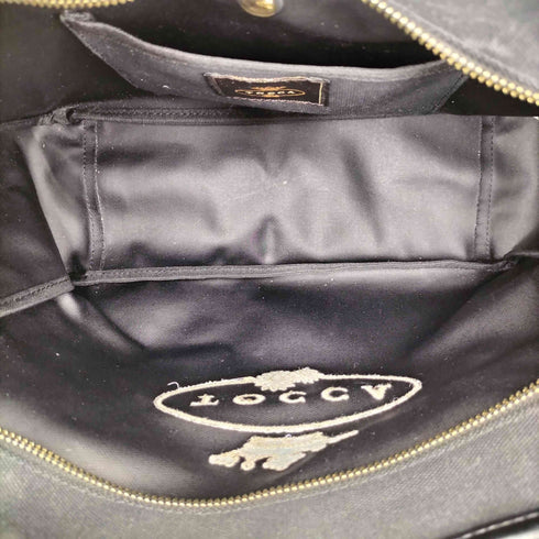 トッカ TOCCA CRESTA CANVASBAG L ロゴ トート バッグ レディース