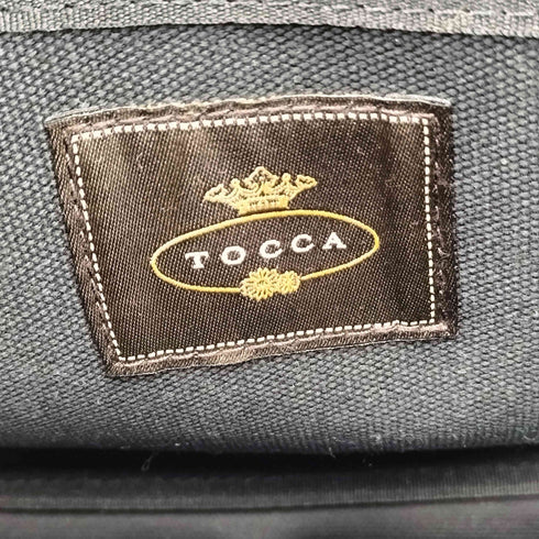 トッカ TOCCA CRESTA CANVASBAG L ロゴ トート バッグ レディース