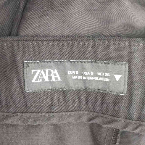 ザラ ZARA タック入り ワイドスラックスパンツ レディース JPN:S