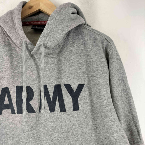 アルファインダストリーズ ALPHA INDUSTRIES プリントデザイン プルオーバー パーカー メンズ JPN:M