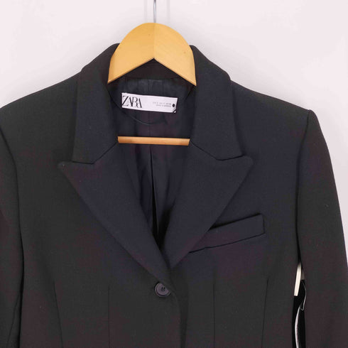 ザラ ZARA シングル ロングチェスターコート レディース JPN:S