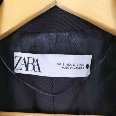 ザラ ZARA シングル ロングチェスターコート レディース JPN:S