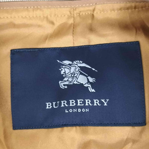 バーバリーロンドン BURBERRY LONDON ノバチェック ライナー付き 比翼 ステンカラーコート メンズ 160