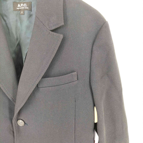 アーペーセー A.P.C. コットン ウール 背抜き 3B コート レディース S