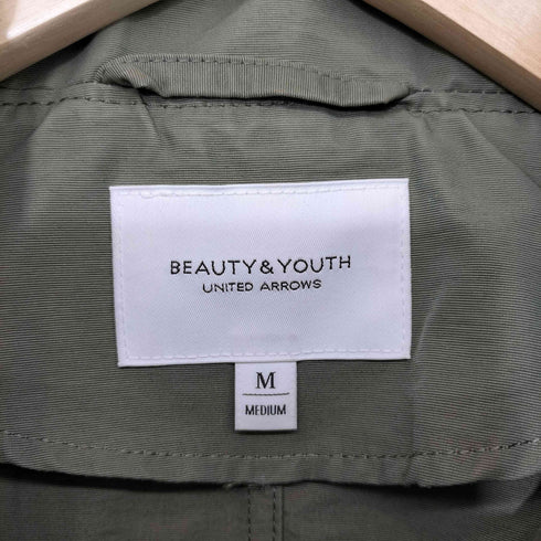 ビューティーアンドユースユナイテッドアローズ BEAUTY & YOUTH UNITED ARROWS グログランフードマウンテンパーカー -2WAY/撥水加工- レディース JPN:M