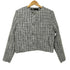 ザラ ZARA ノーカラーツイードジャケット レディース import:M