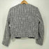 ザラ ZARA ノーカラーツイードジャケット レディース import:M