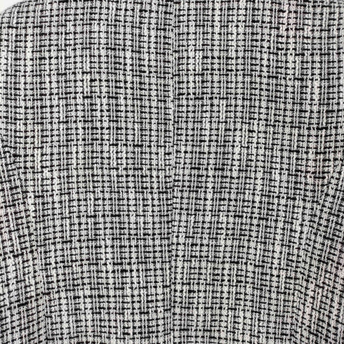 ザラ ZARA ノーカラーツイードジャケット レディース import:M
