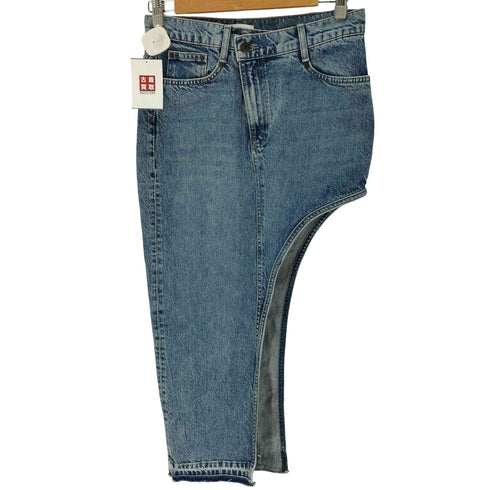 ザラ ZARA スリット アシメトリーデニムスカート レディース JPN:S