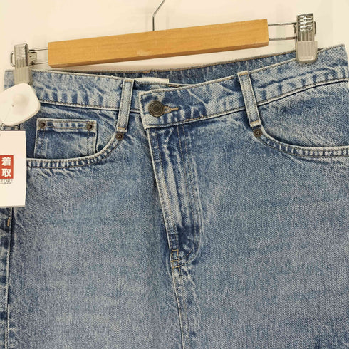 ザラ ZARA スリット アシメトリーデニムスカート レディース JPN:S