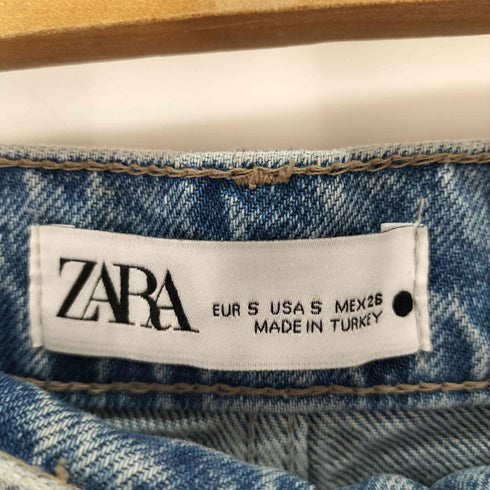 ザラ ZARA スリット アシメトリーデニムスカート レディース JPN:S