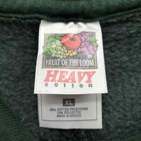 フルーツオブザルーム FRUIT OF THE LOOM 90-00s スウェット ポロ シャツ 裏起毛 メンズ import:XL