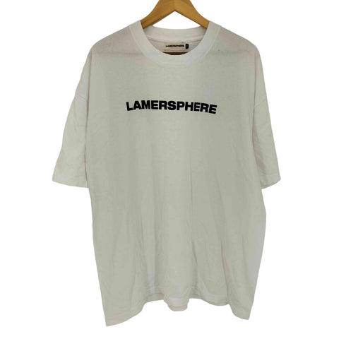 LAMERSPHERE 両面ロゴプリント クルーネック 半袖Tシャツ メンズ JPN:XL