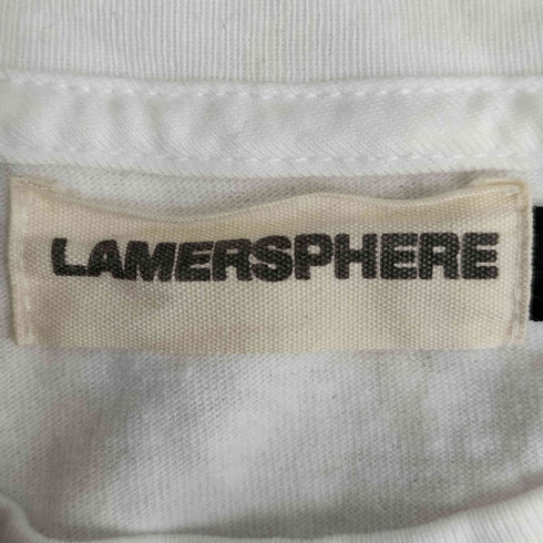LAMERSPHERE 両面ロゴプリント クルーネック 半袖Tシャツ メンズ JPN:XL