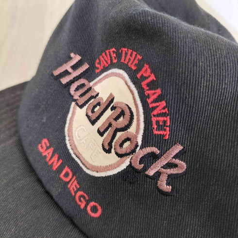 ハードロックカフェ Hard Rock Cafe USA製 SAN DIEGO ストラップバック キャップ 帽子 フェード メンズ