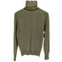 ジョンスメドレー JOHN SMEDLEY 英国製 ウール100% ハイネック ボーダー 長袖カットソー レディース import:XS