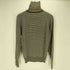ジョンスメドレー JOHN SMEDLEY 英国製 ウール100% ハイネック ボーダー 長袖カットソー レディース import:XS