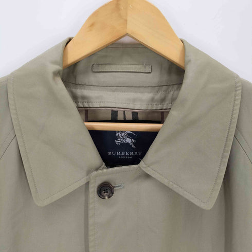 バーバリーロンドン BURBERRY LONDON 裏地ノバチェック 比翼 ステンカラーコート メンズ 175