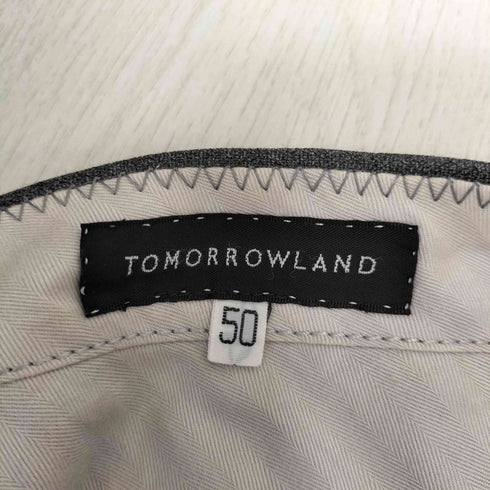 トゥモローランド TOMORROWLAND ウールスラックスパンツ メンズ 50