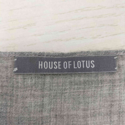 ハウスオブロータス HOUSE OF LOTUS 花刺繍 大判 ストール レディース
