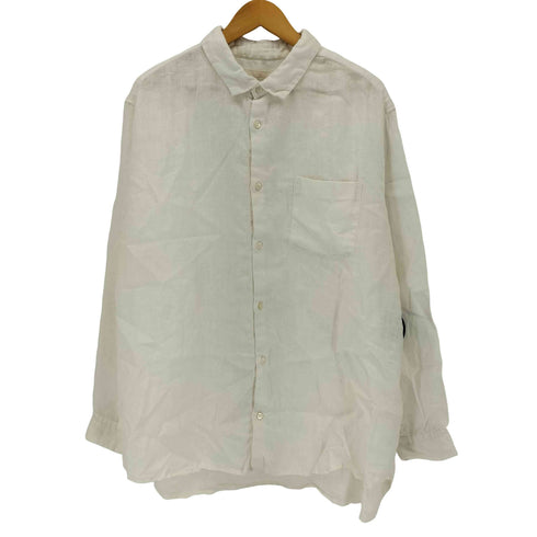 ネストローブコンフェクト nest Robe CONFECT リネンツイルレギュラーカラーシャツ メンズ JPN:5