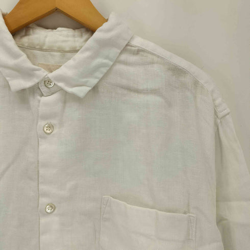ネストローブコンフェクト nest Robe CONFECT リネンツイルレギュラーカラーシャツ メンズ JPN:5