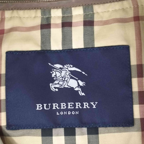 バーバリーロンドン BURBERRY LONDON 裏地ノバチェック キルティングライナー付 比翼 ステンカラーコート メンズ 165