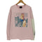 アキバ感電デンキ U-JIN GIRLS キャラクタープリント ロングスリーブTシャツ メンズ JPN:L