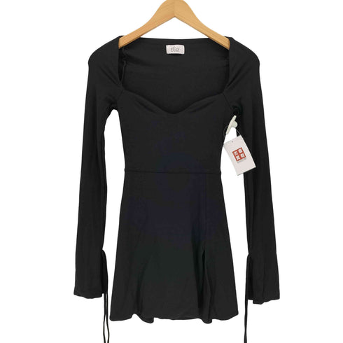 oh polly オーポリー AMRYN LONG SLEEVE A-LINE MINI DRESS アムリン ロングスリーブ エーライン ミニドレス レディース US2