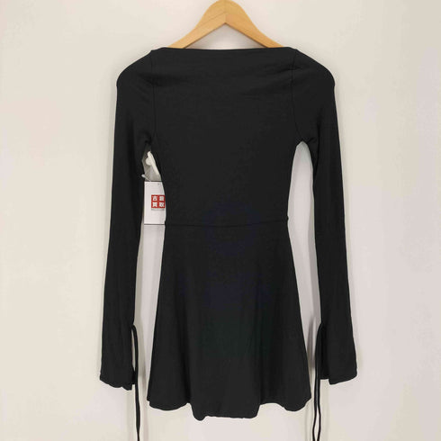 oh polly オーポリー AMRYN LONG SLEEVE A-LINE MINI DRESS アムリン ロングスリーブ エーライン ミニドレス レディース US2