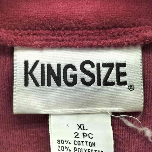 キングサイズ KINGSIZE ベロアトラックジャケット ジャージ メンズ import:XL