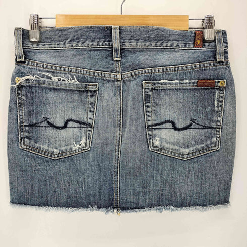 7 For All Mankind セブンフォーオールマンカインド USA製 デニムミニスカート Y2K レディース 27