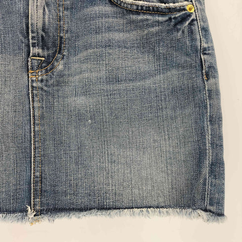 7 For All Mankind セブンフォーオールマンカインド USA製 デニムミニスカート Y2K レディース 27