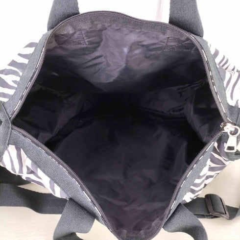 レスポートサック LeSportsac ゼブラ 2WAY ショルダーバッグ レディース