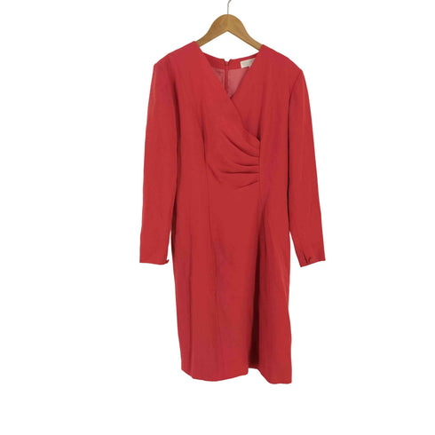 ニナリッチ NINA RICCI ギャザーデザイン 長袖 ワンピース レディース 38