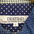 DESTRAD ドット柄 長袖 ボタンダウンシャツ メンズ JPN:L
