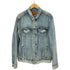 リーバイス Levis PREMIUM 3rd型 レザーパッチ デニム トラッカージャケット メンズ import:M