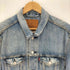 リーバイス Levis PREMIUM 3rd型 レザーパッチ デニム トラッカージャケット メンズ import:M