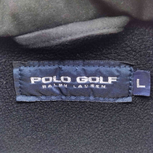ポロゴルフラルフローレン POLO GOLF RALPH LAUREN POLARTEC 裏地フリース パッカブル フード ジップアップ 比翼 ジャケット メンズ import:L