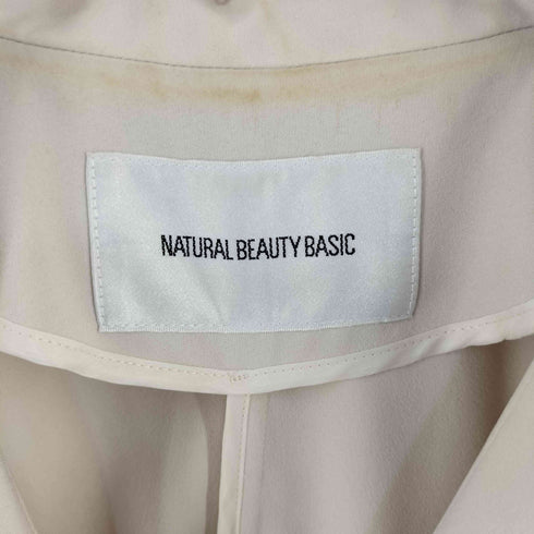 エヌナチュラルビューティーベーシック N.NATURAL BEAUTY BASIC ポリエステル トロトレンチ コート レディース M