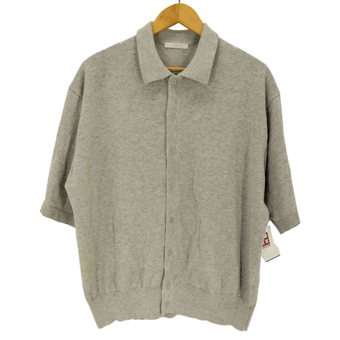 ウィムバイリドム WYM LIDNM T/C BASIC HALF SLEEVE KNIT SHIRT ベーシックハーフスリーブ ニットシャツ メンズ L